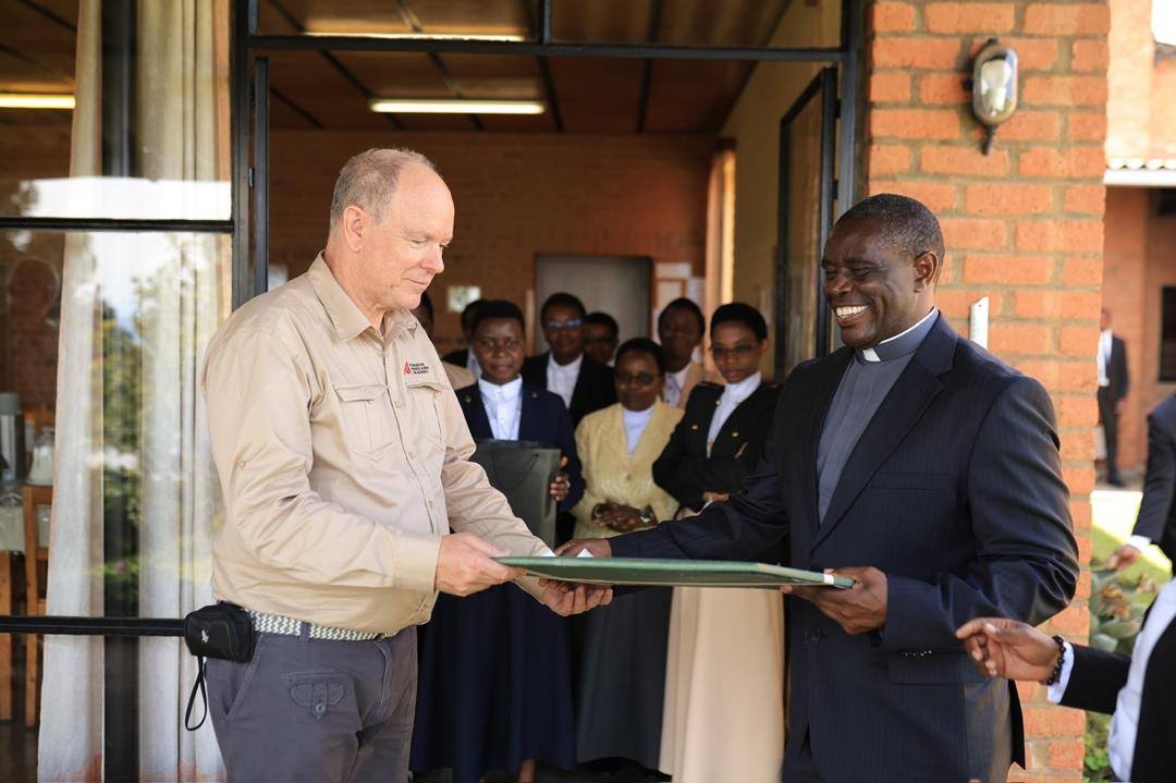 Le Foyer de Charité de Remera-Ruhondo a reçu la visite du prince Albert II de Monaco.